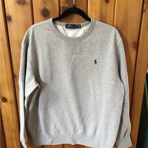 Polo Ralph Lauren fleece crewneck grey size L